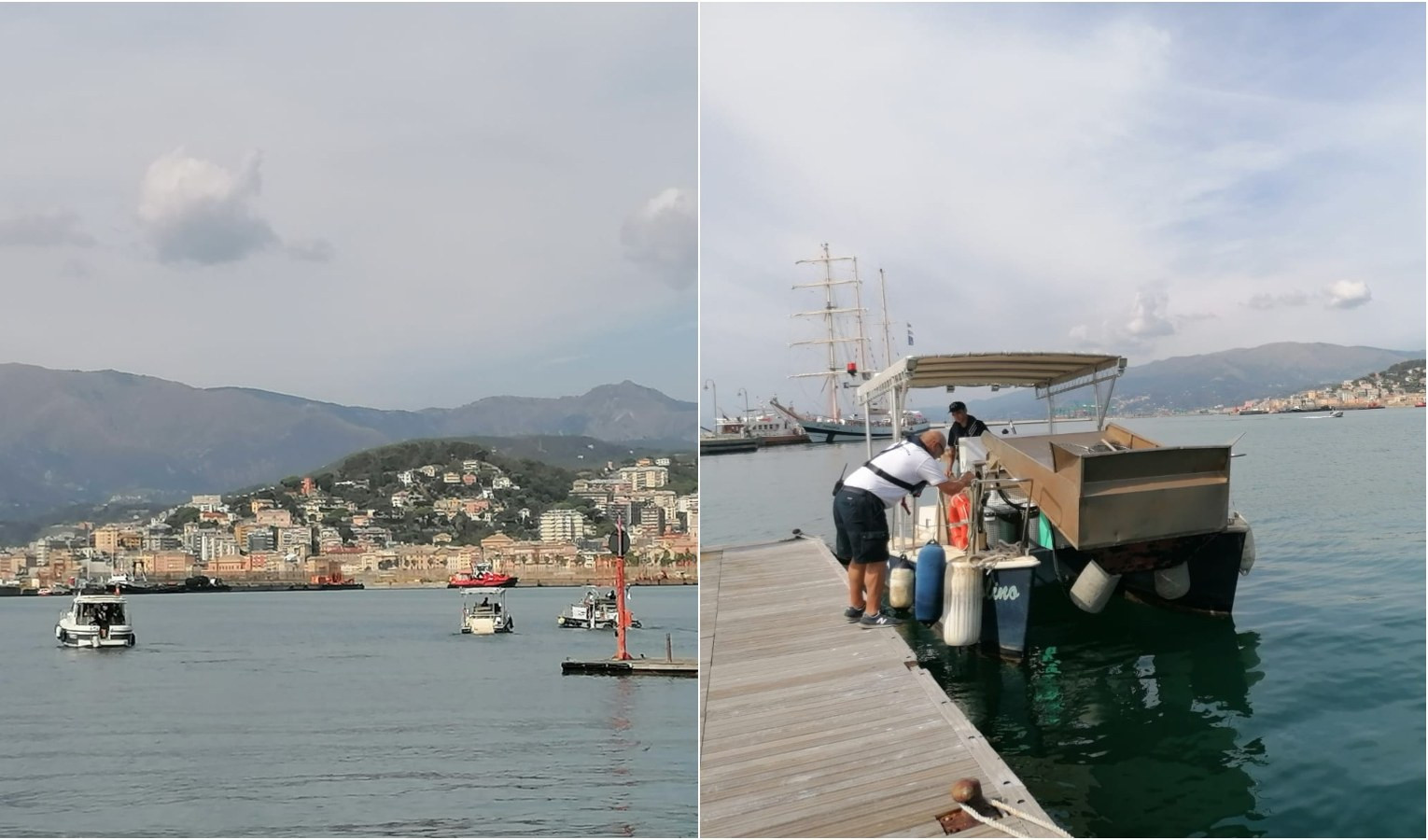 Non solo plastica ma anche vasi e sedie: dal mare di Genova raccolte 2 tonnellate di rifiuti