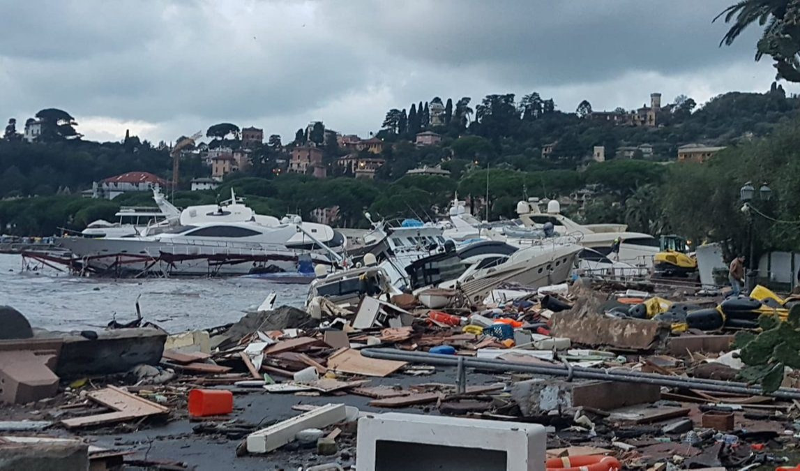 Rapallo, a marzo riaprirà il porto devastato dalla mareggiata 2018