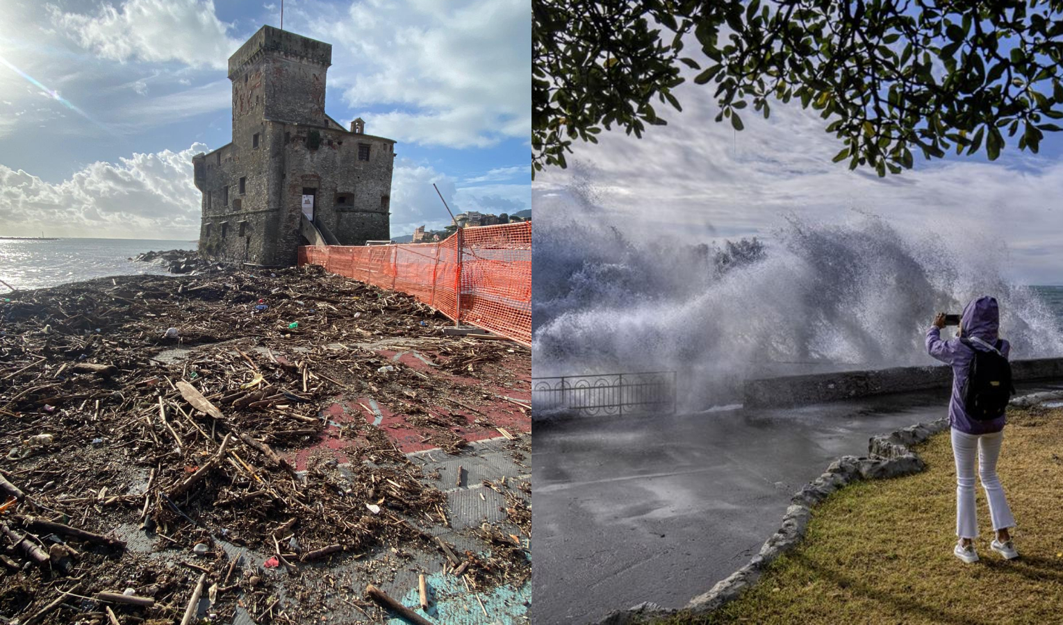 Mareggiata in Liguria, firmato lo stato di emergenza dal presidente Toti