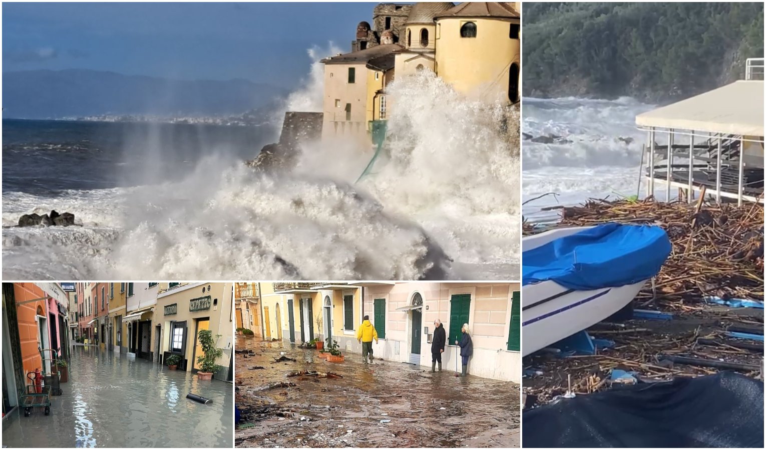 Le onde invadono i litorali, la mareggiata fa danni sulle coste: un ferito grave