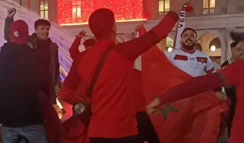 Mondiale, marocchini in festa a De Ferrari