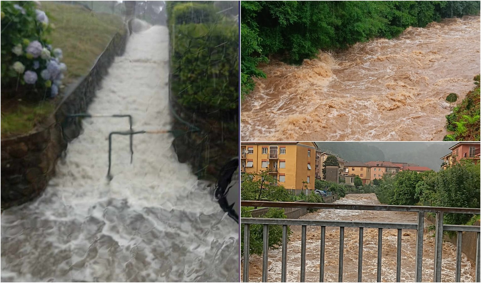 Bomba d'acqua a Masone, 143mm di pioggia in un'ora e mezza