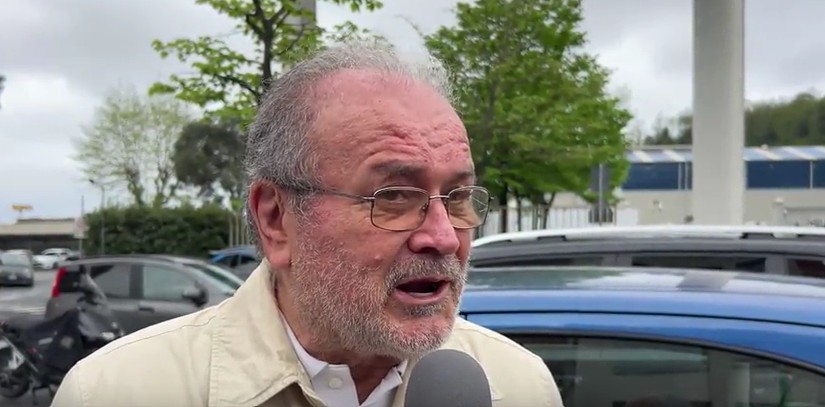 Il presidente dell'Anpi di Genova Massimo Bisca Massimo Bisca