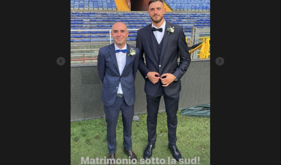 Sampdoria, Falcone partecipa a matrimonio sotto la Sud