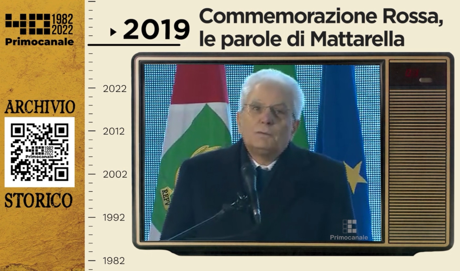 Dall'Archivio Storico di Primocanale - 2019, Guido Rossa: le parole di Mattarella