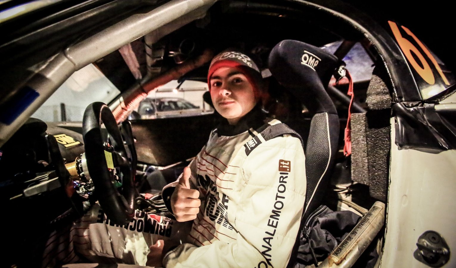 Il rallysta Matteo Bernini