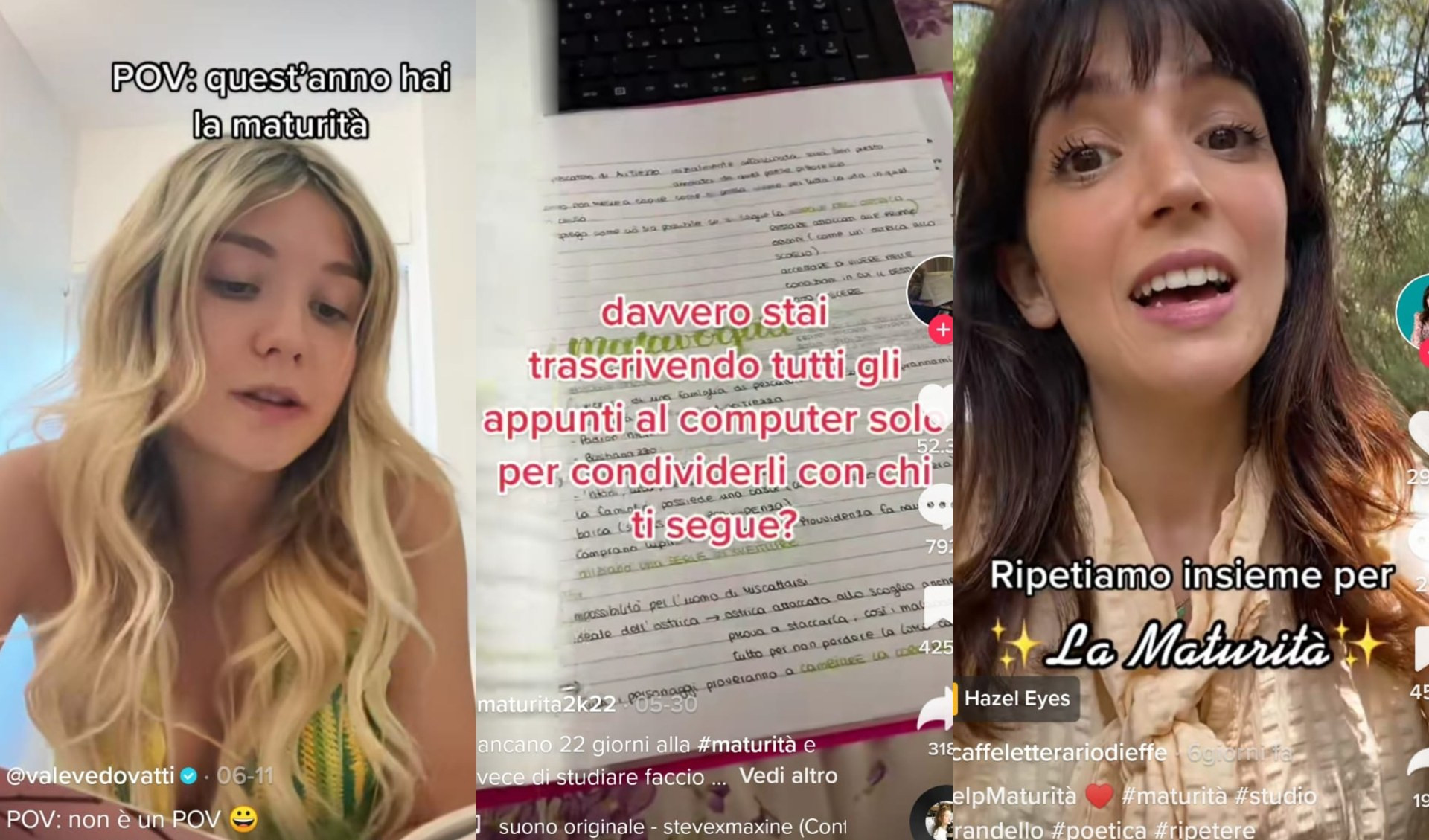 Maturità, paura per la seconda prova e si ripassa con i consigli dei Tik Tokers