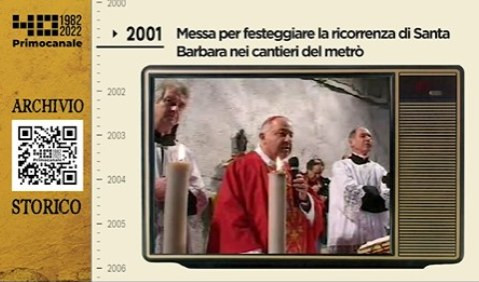 Dall'archivio storico di Primocanale, 2001: la messa nel metrò di Genova