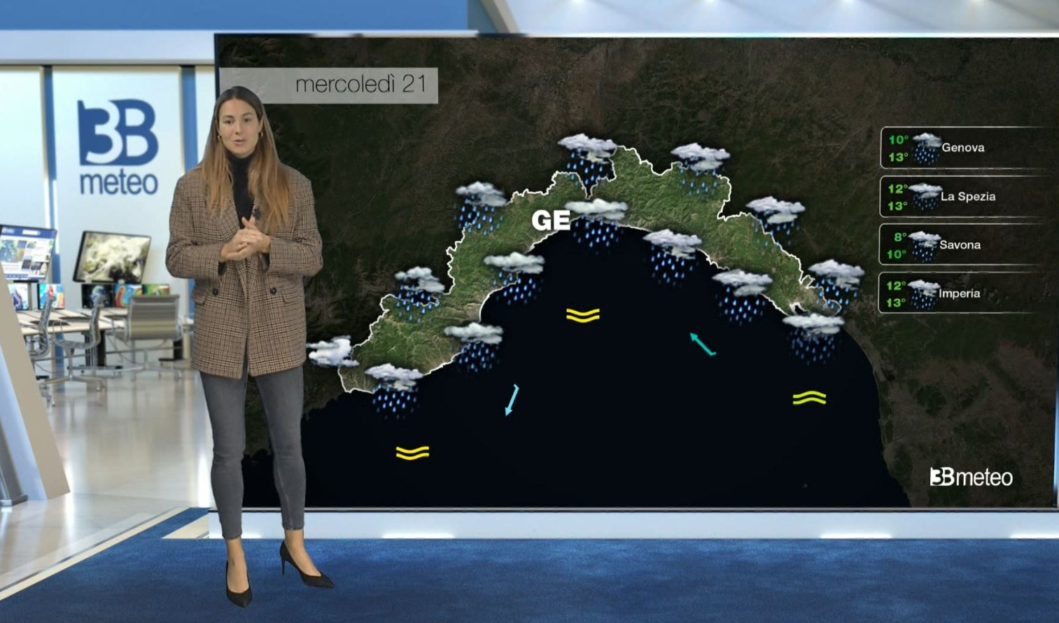 Meteo Liguria, continuano le giornate di pioggia e temperature nella media