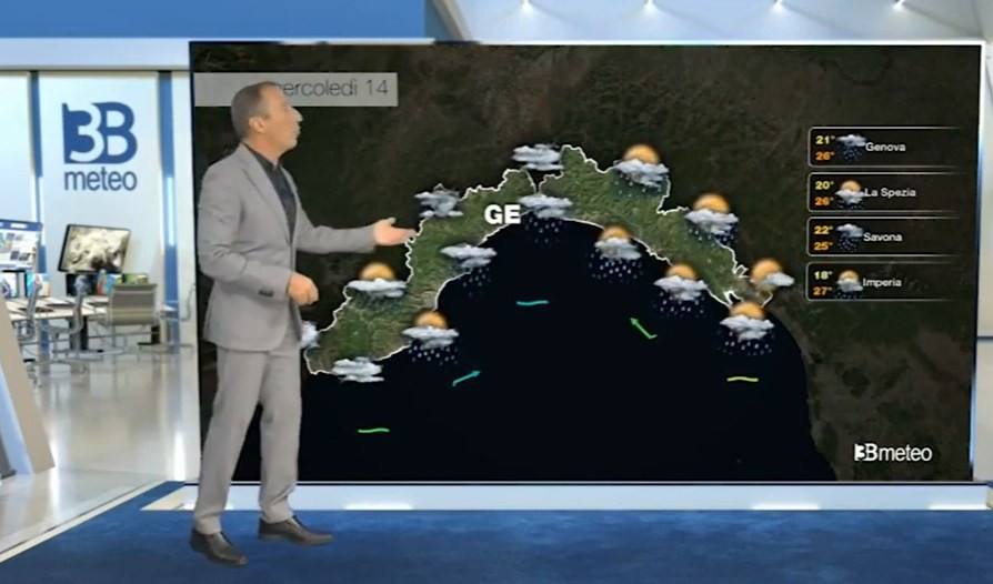 Meteo, riecco nuvole e pioggia sulla Liguria