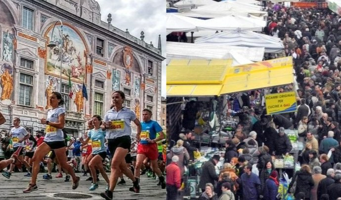 Genova, domenica di rischio caos tra Mezza maratona, partita e fiera Sant'Agata