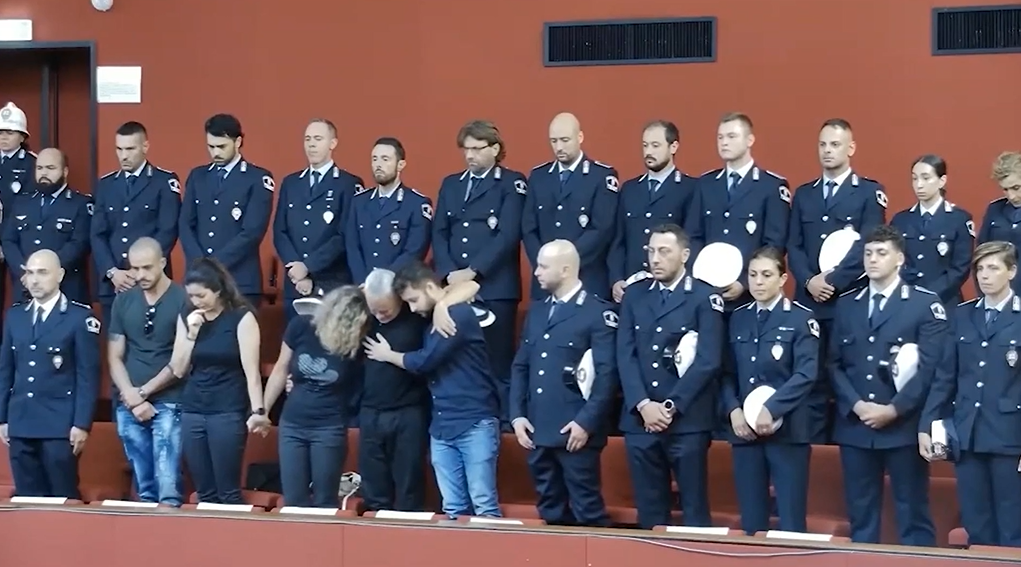 La famiglia e i colleghi di Gaglia in consiglio comunale