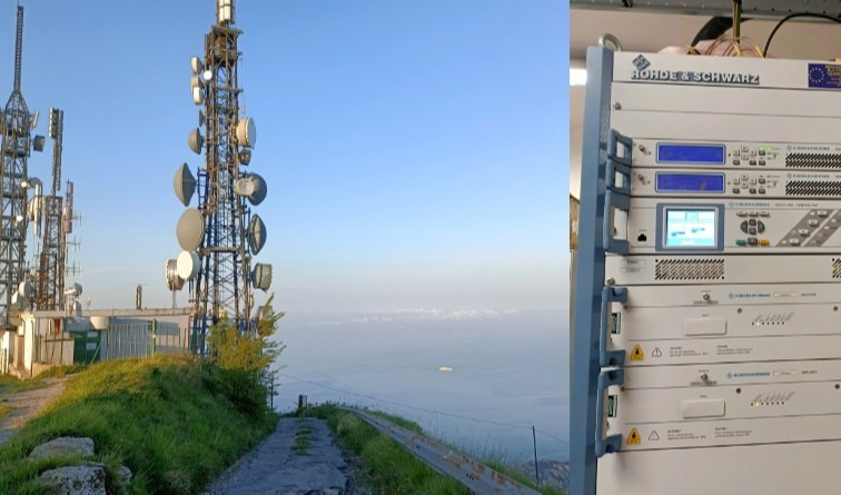 Genova, lassù sul monte Fasce in fiore per lo switch off digitale