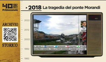 Dall'archivio storico di Primocanale, 2018: crolla ponte Morandi