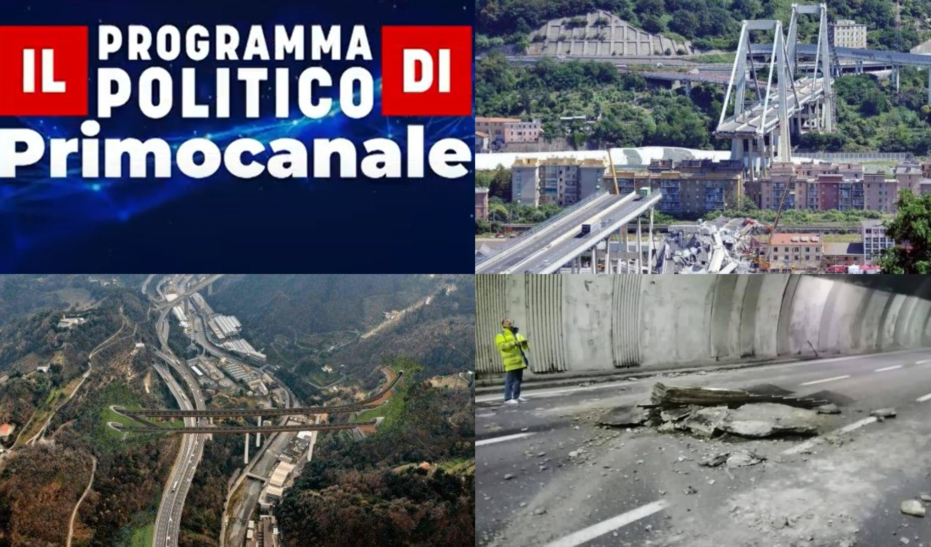 Il Programma politico di Primocanale - La pesante eredità di Ponte Morandi