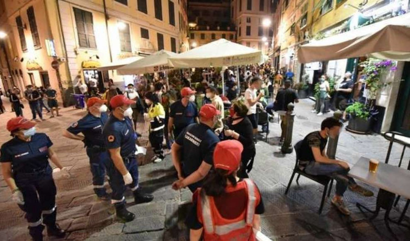 Movida a Genova, risarcimento da 7500 euro per bar chiuso dal Comune