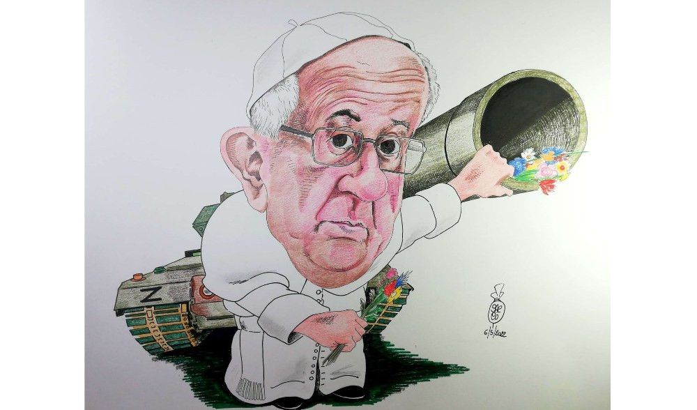 Le Mussaie di Davide Sacco: il Papa e la guerra 