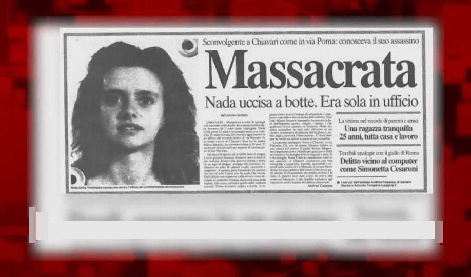 Nada Cella, pagina di giornale 1996