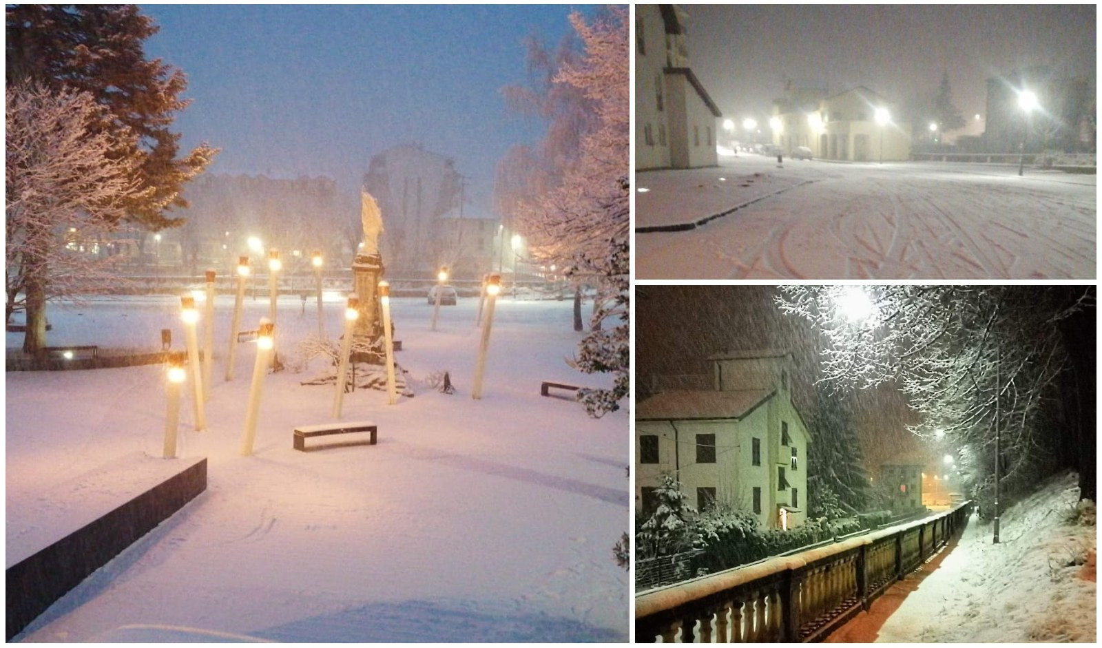 Freddo e neve sulla Liguria, risveglio imbiancato per l'entroterra  