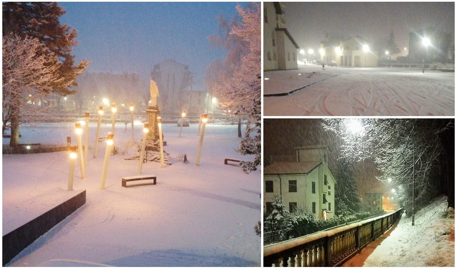 Freddo e neve sulla Liguria, risveglio imbiancato per l'entroterra  