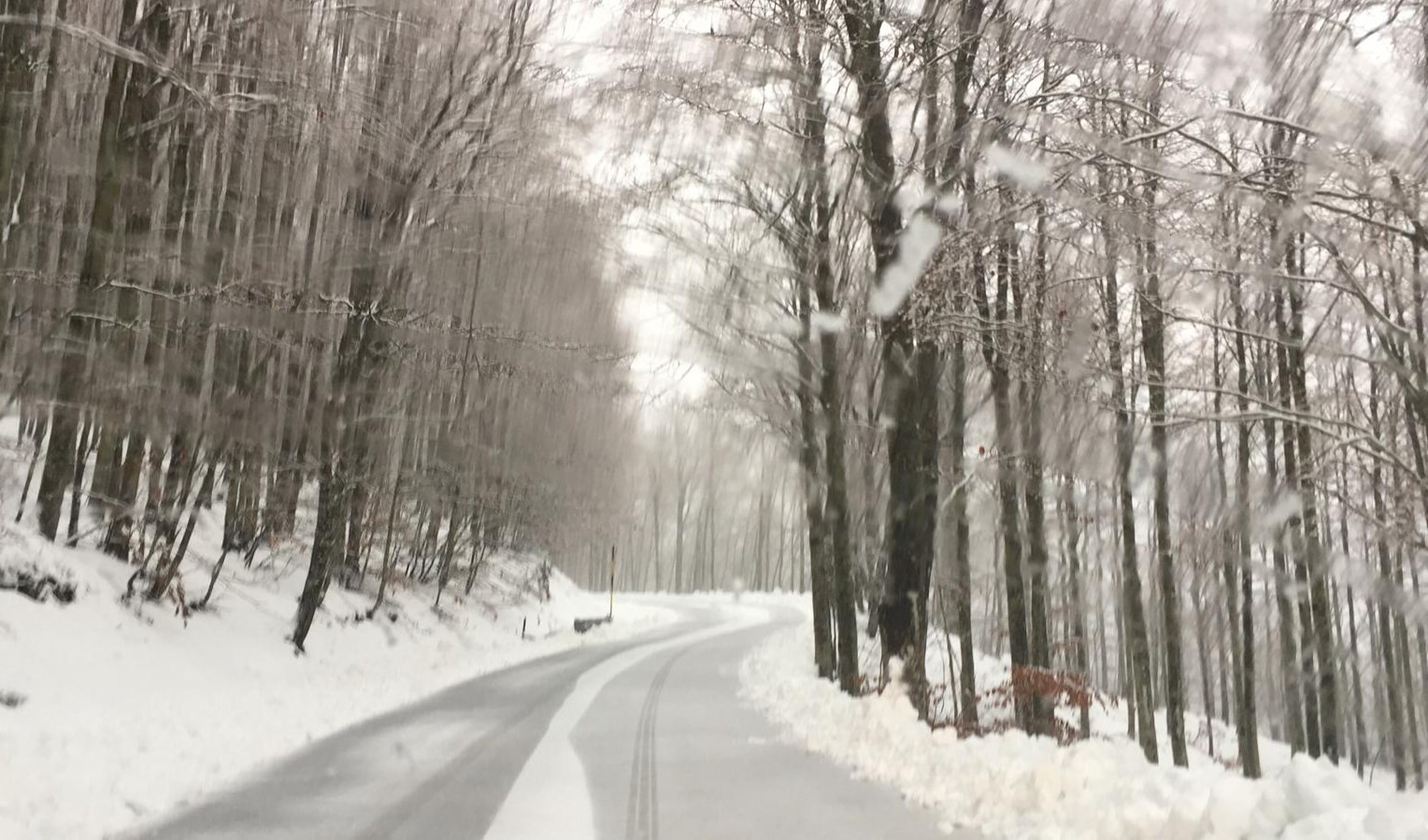 Vento e neve, allerta gialla valanghe per sottosettore Appennino ligure