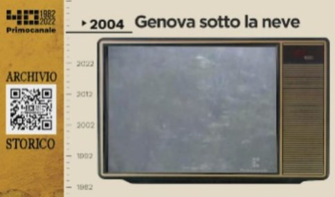 Dall'archivio storico di Primocanale, 2004: Genova si sveglia sotto la neve