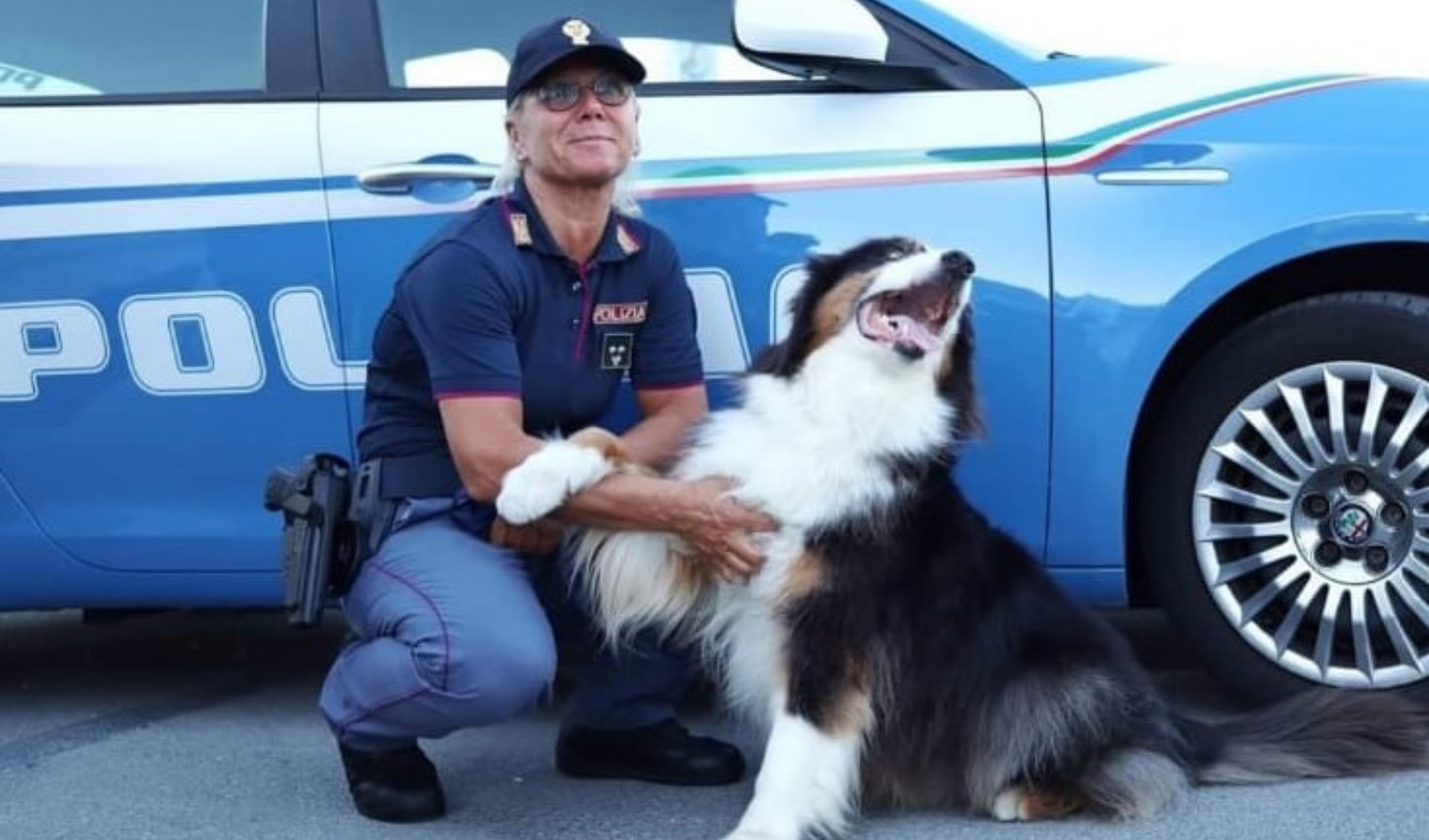 Lavorò tra le macerie del ponte Morandi, premio per il cane Night Spirit