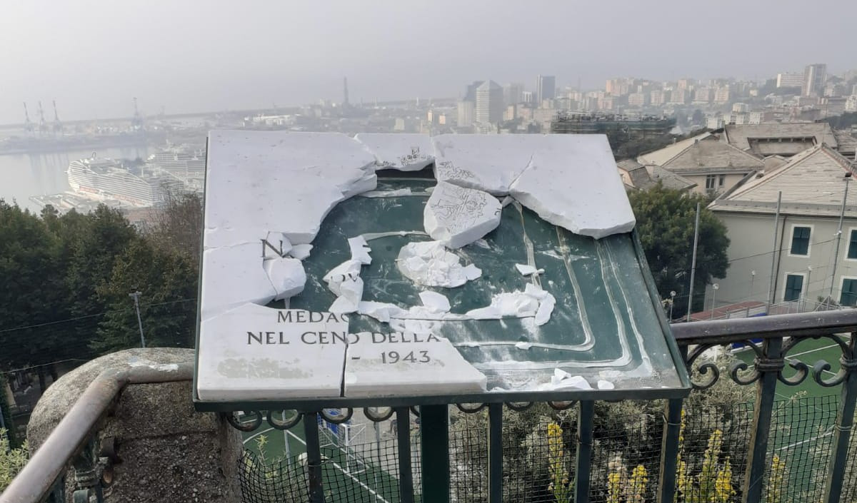 Genova, vandalizzata targa a Norma Cossetto vittima delle foibe. Tensione a Oregina