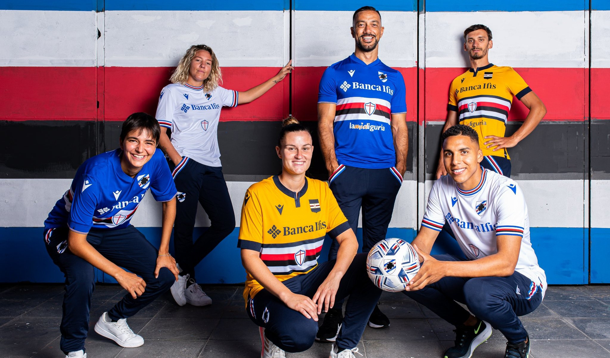 Sampdoria, ecco le nuove maglie