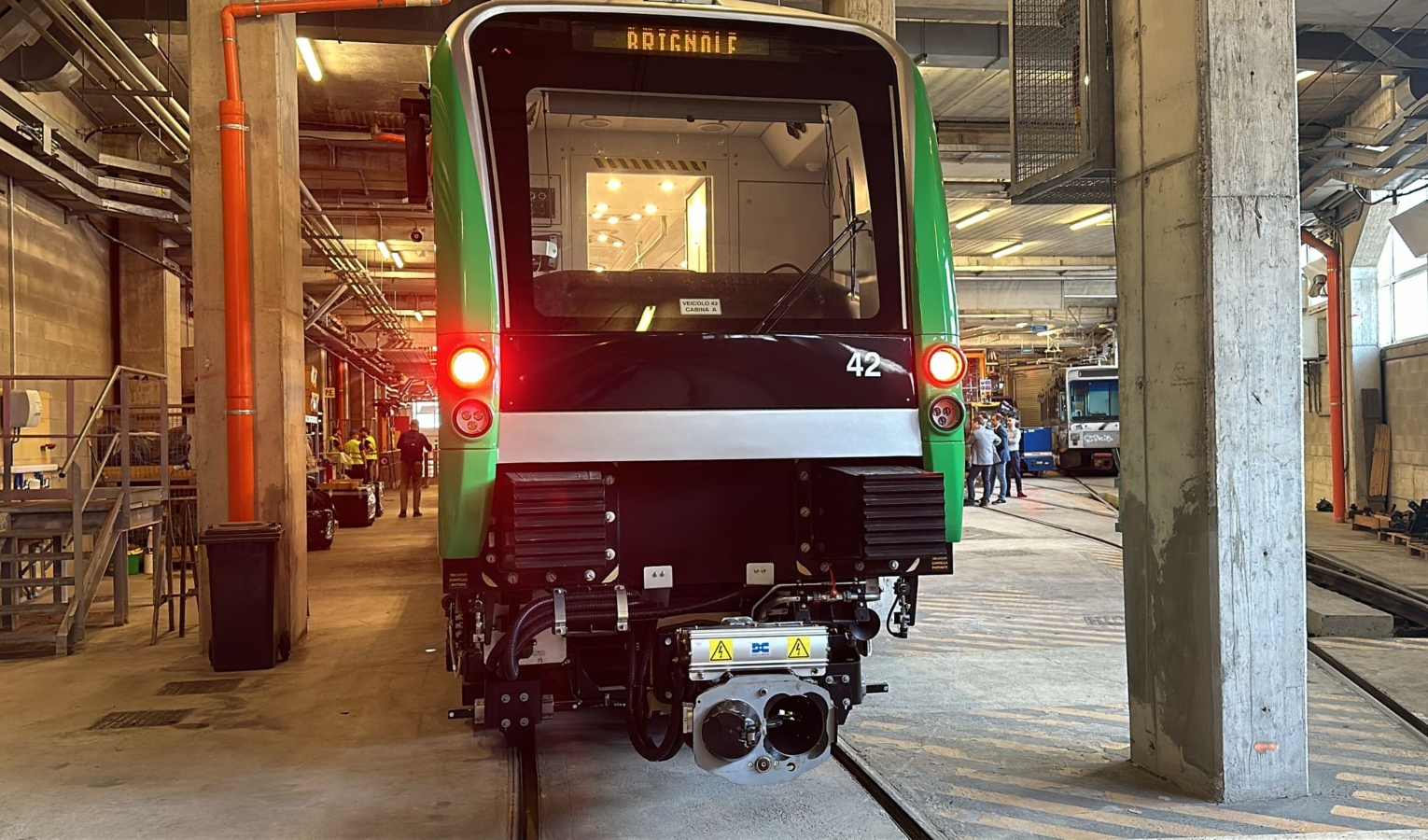 Metro di Genova, ecco il primo dei nuovi treni: in funzione dall’autunno