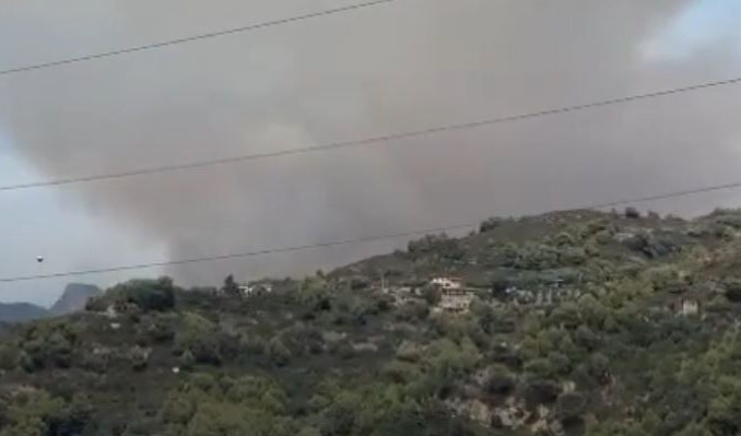 Ancora fiamme a ponente: incendi nell'entroterra di Ventimiglia e Imperia