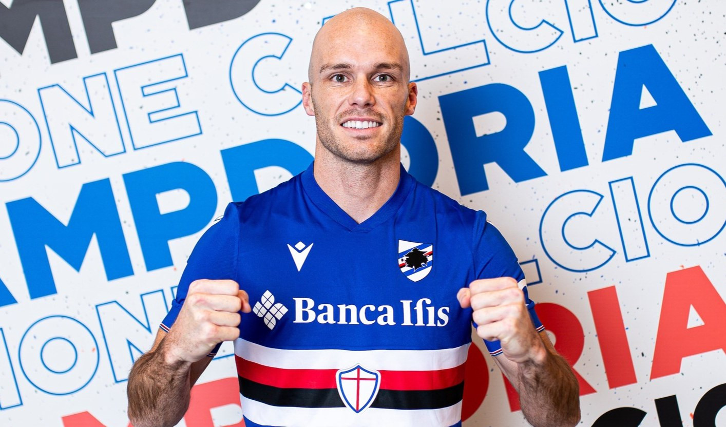 Sampdoria: fermo Nuytinck, altri quattro indisponibili