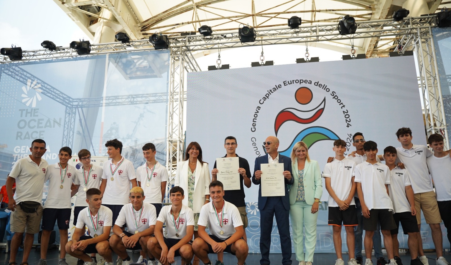 Ocean Live Park: premiate le eccellenze sportive genovesi 