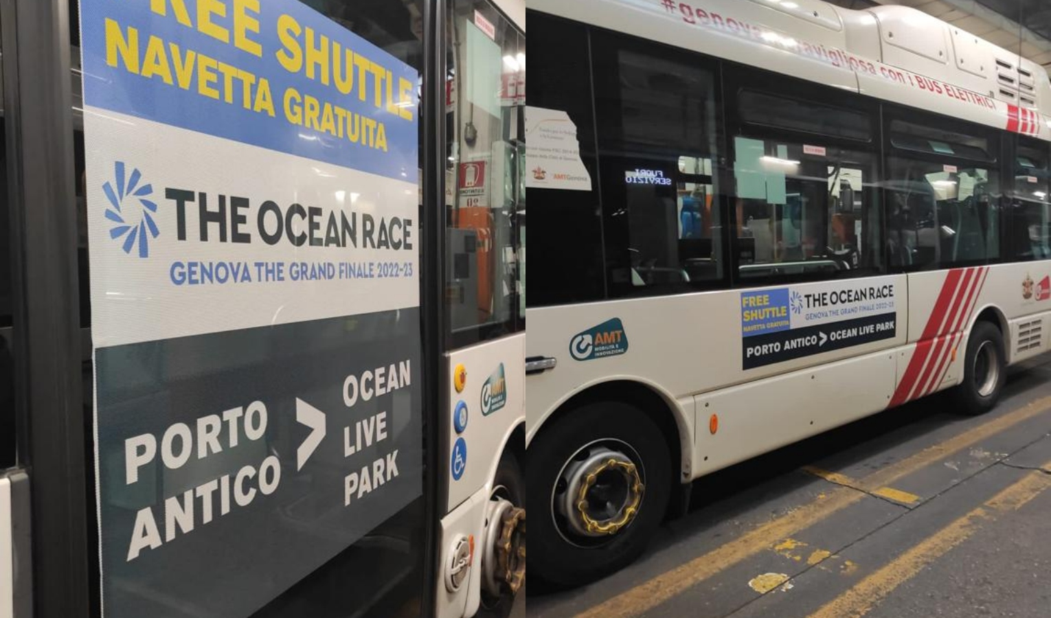 The Ocean Race, Amt lancia la app GoGoGe. E per muoversi a Genova navette e convenzione taxi