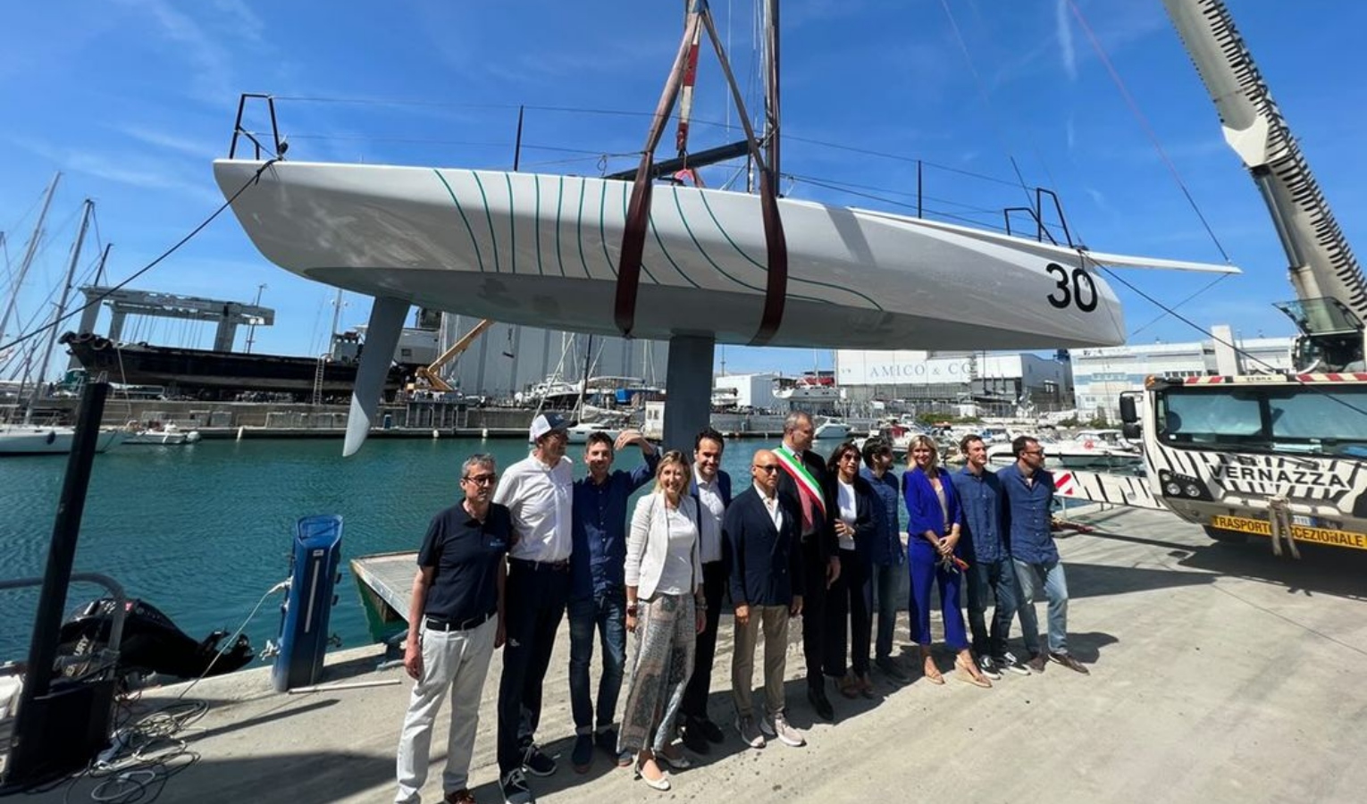 The Ocean Race, varata l'ecoracer di Northen Light: la prima barca 'riciclabile'