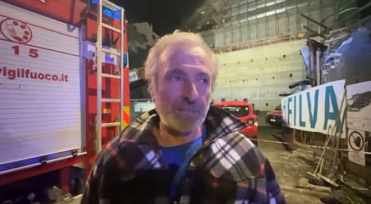 La testimonianza di un operaio un operaio in un cantiere
