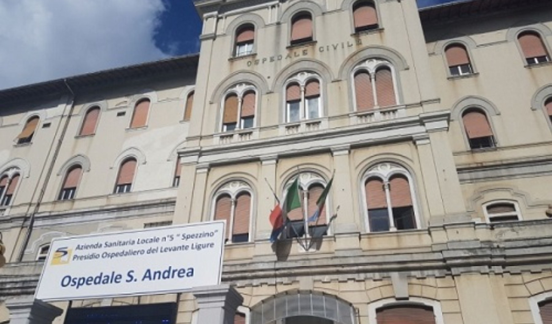 Acqua all'ospedale spezzino Sant'Andrea, Toti: 