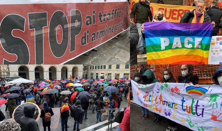 A Genova la marcia per la pace per dire 