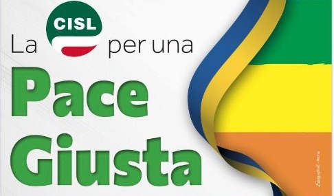 Cisl Liguria per l'Ucraina: bandiere gialloazzurre il 24 e 25 febbraio