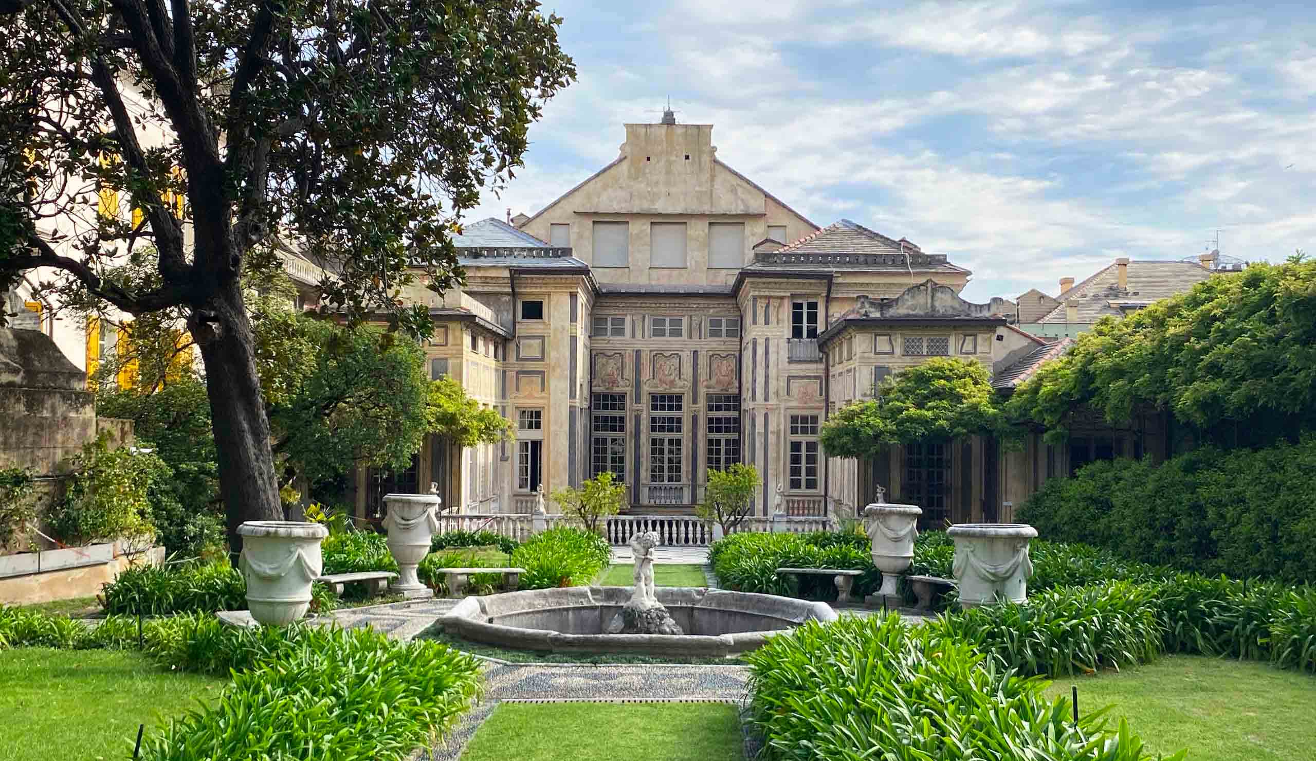 Ai Rolli Days protagonista il giardino di Palazzo Lomellino: fu il primo ad aprire al pubblico
