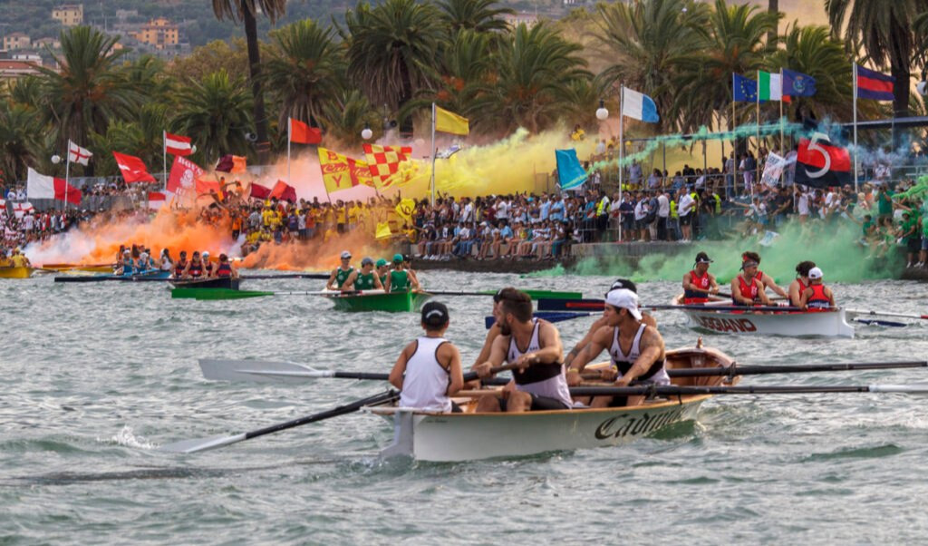 Una passata edizione del Palio del Golfo