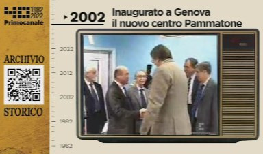Dall'archivio storico di Primocanale, 2002: inaugurazione Pammatone