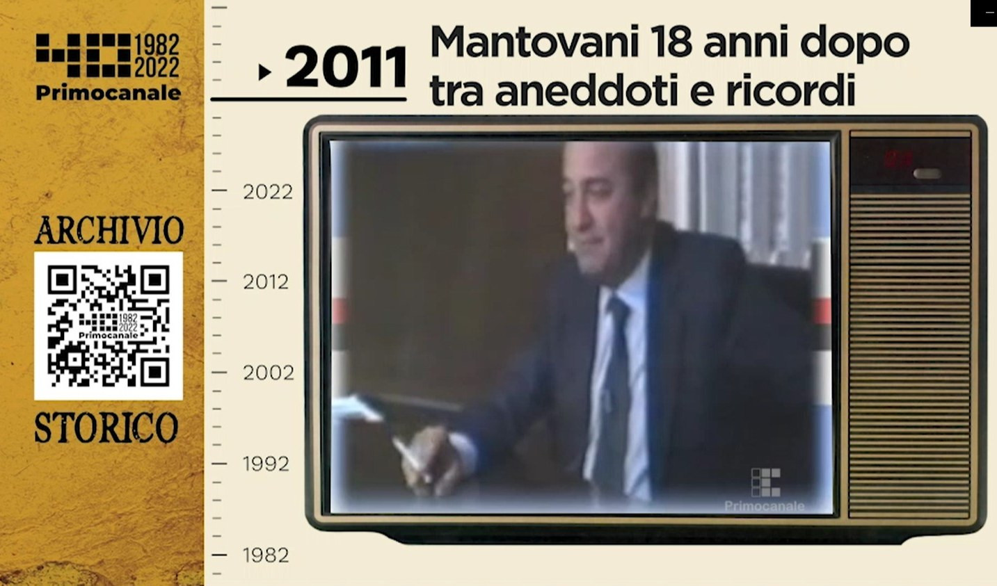 Dall'archivio storico di Primocanale, Paolo Mantovani tra aneddoti e ricordi