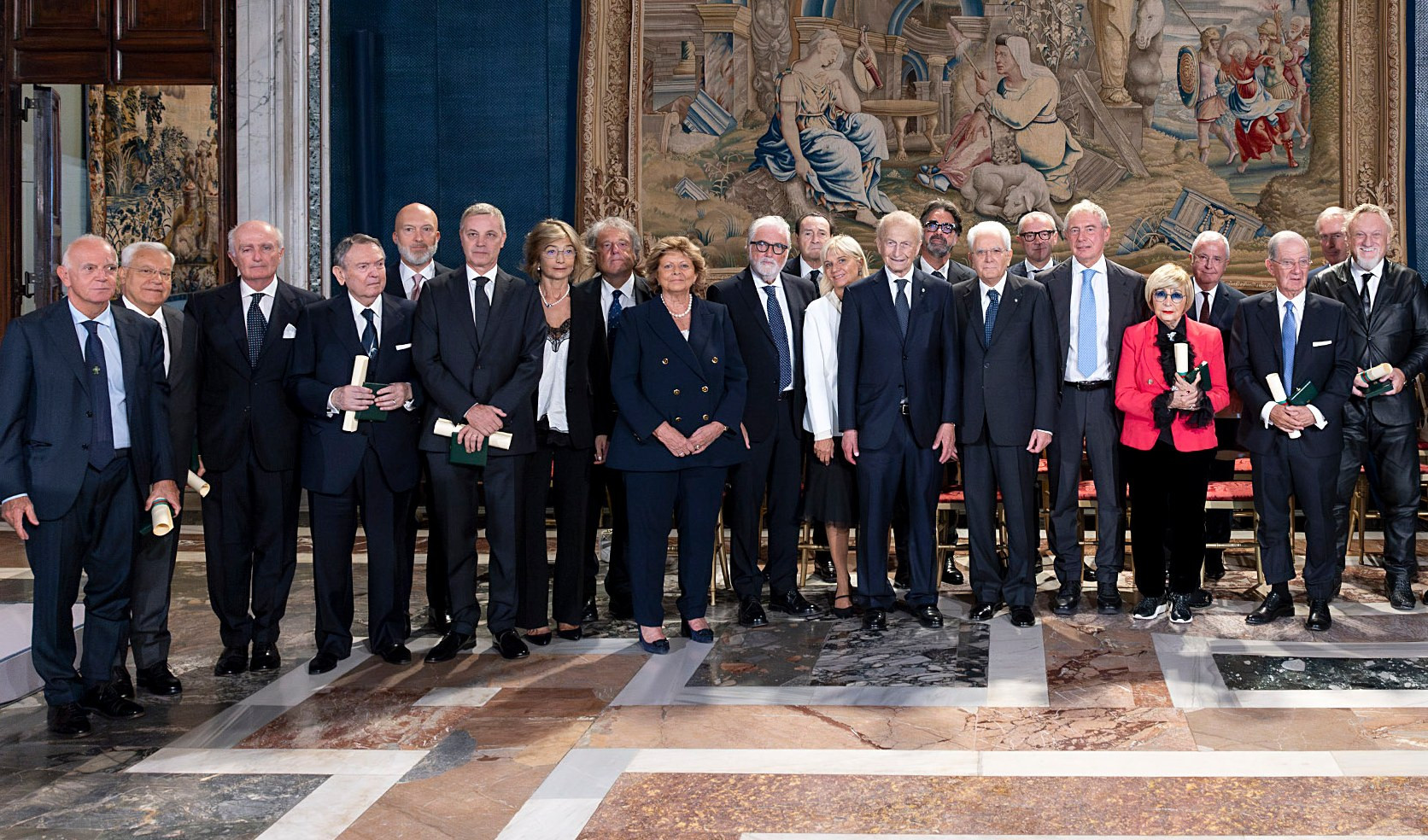 Fabrizio Parodi, nuovo Cavaliere del Lavoro, ricevuto da Mattarella