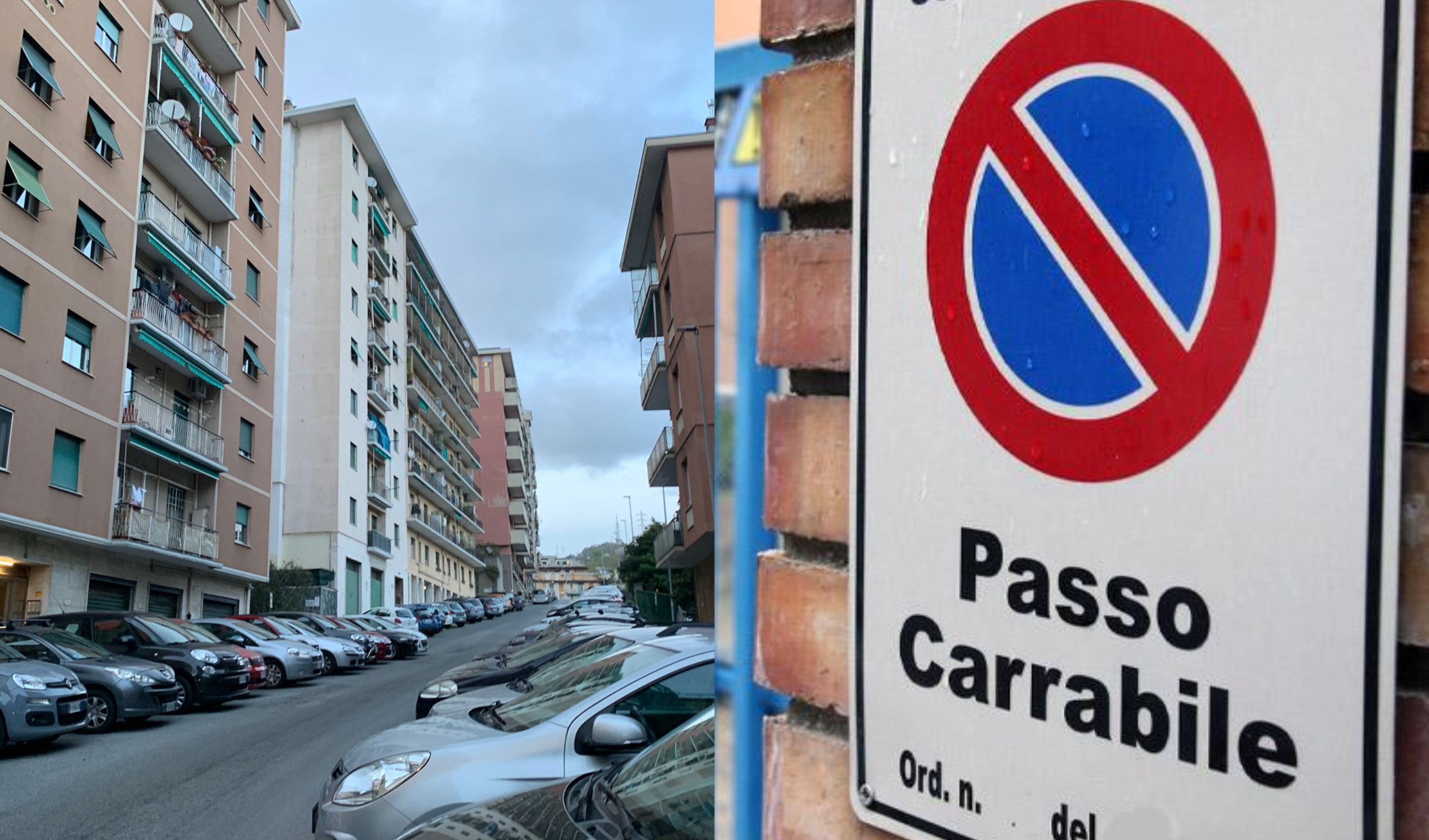 Genova, boom di passi carrabili e pochi parcheggi, spunta la petizione dei residenti