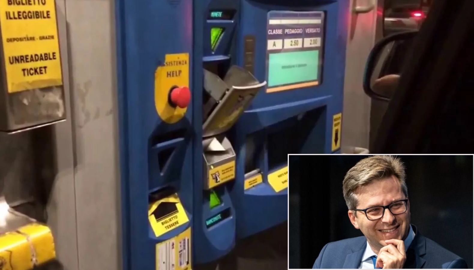 Lorenzo Basso su aumento pedaggi autostradali in Liguria Un casello autostradale