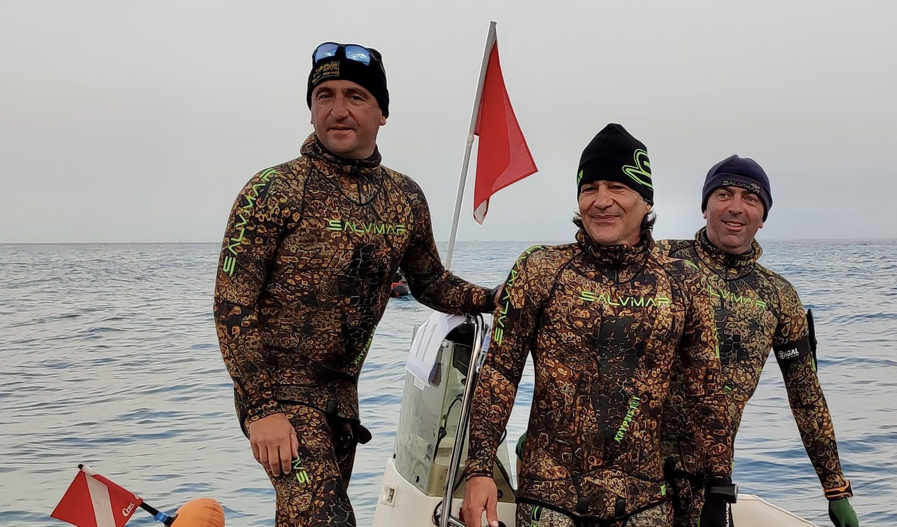 Rapallo, medaglia di bronzo per i pescatori subacquei rapallesi