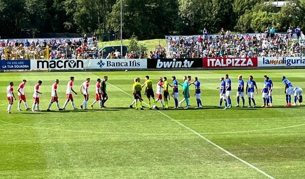 Sampdoria-Bienno 7-0, in evidenza De Luca e La Gumina
