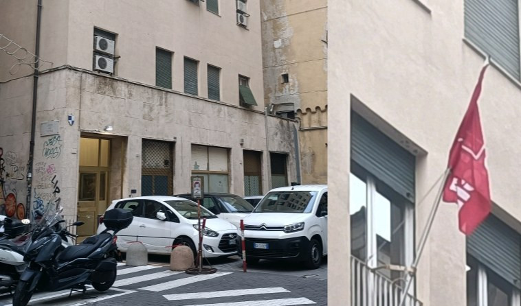 Genova, decine di scooter a terra per le piastrelle di asfalto groviera