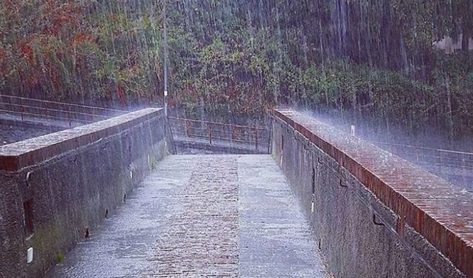 Nubifragio record in Valle Stura, oltre 90 mm di pioggia caduti in un'ora